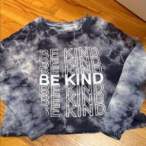 good hYOUman Black and Gray Tie-Dye Sweatshirt